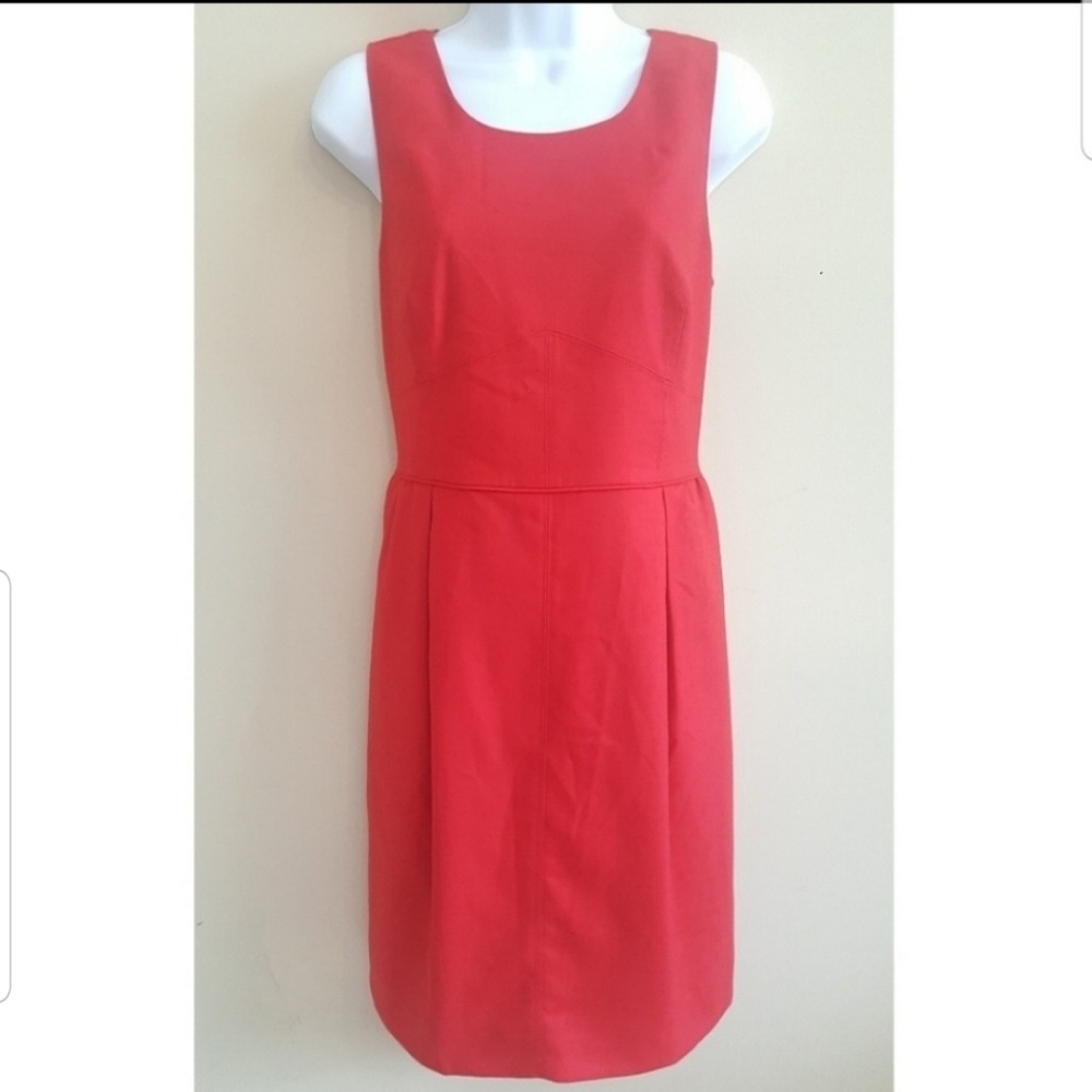 J. Crew pleated wool blend dress with pockets